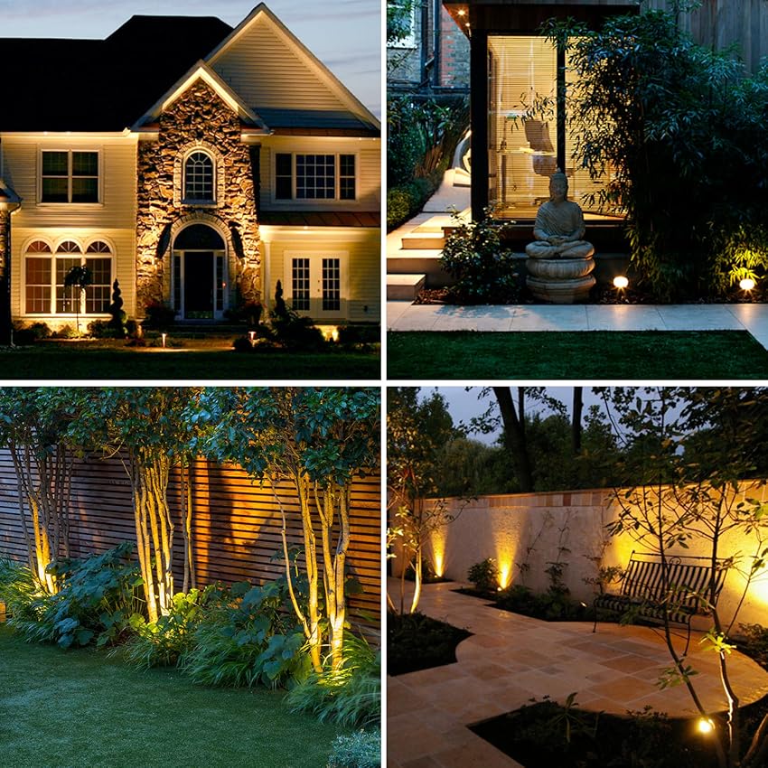 Solar-Powered Weatherproof & Adjustable Garden Spotlight