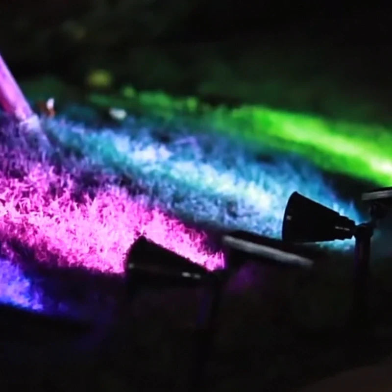 Solar-Powered Weatherproof & Adjustable Garden Spotlight