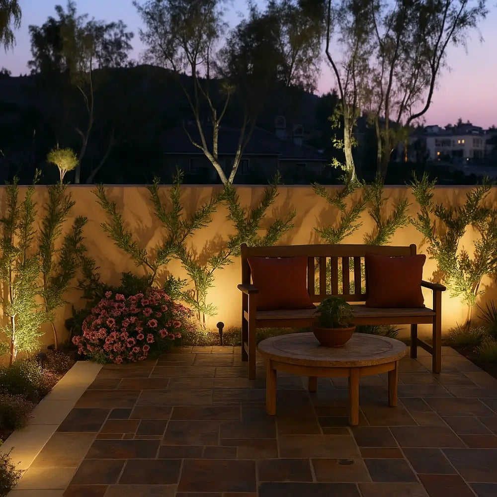 Solar-Powered Weatherproof & Adjustable Garden Spotlight