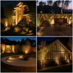 Solar-Powered Weatherproof & Adjustable Garden Spotlight