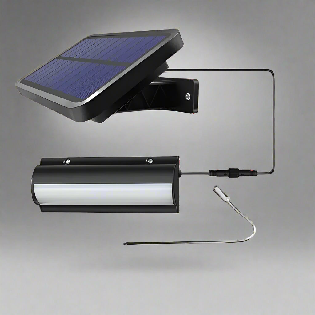 Solar-Powered Weatherproof Pull-Cord Pendant Light