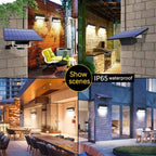 Solar-Powered Weatherproof Pull-Cord Pendant Light