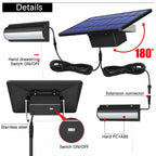 Solar-Powered Weatherproof Pull-Cord Pendant Light