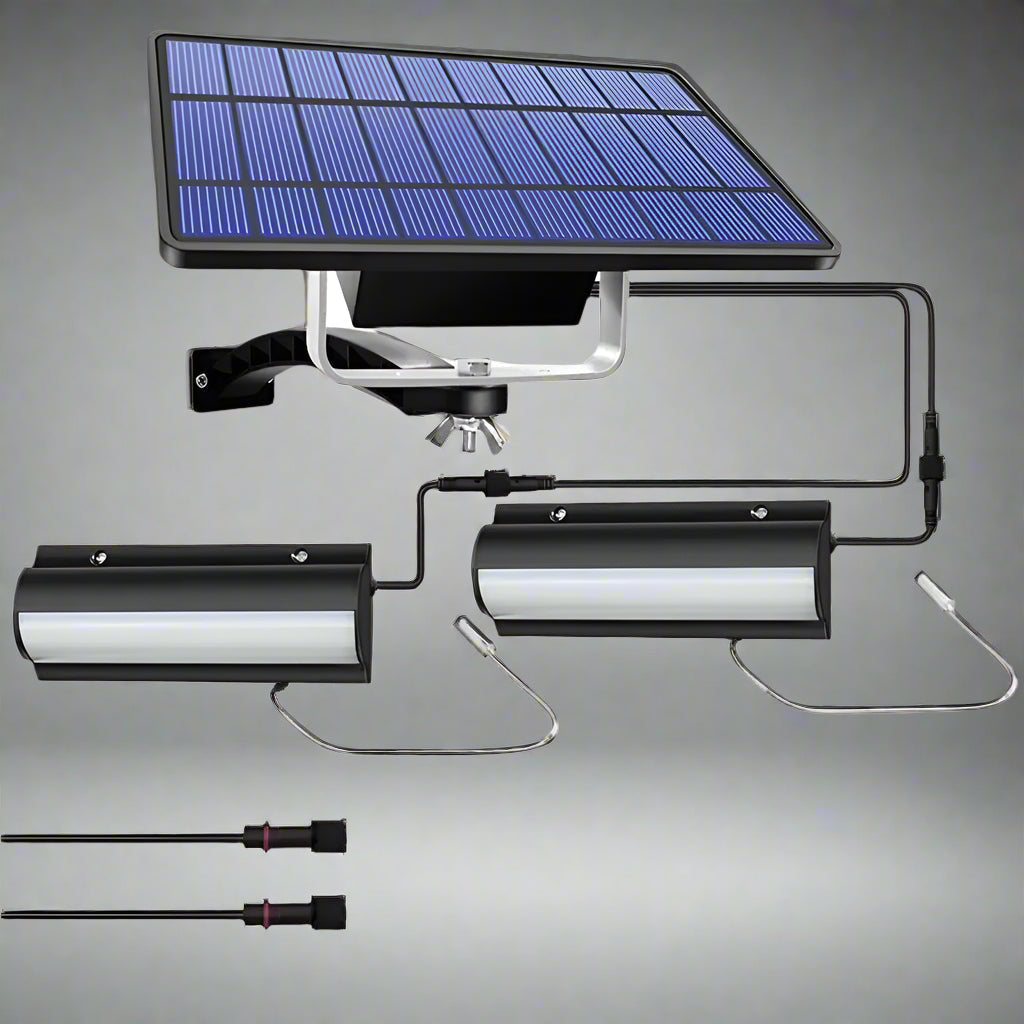 Solar-Powered Weatherproof Pull-Cord Pendant Light