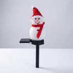 Solar Snowman Lawn Light Automatic Dusk Warm Glow
