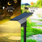 Solar Spotlight 92 LEDs Dual Color Weatherproof