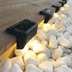 Solar Stair Lights Dusk-to-Dawn IP65 Waterproof