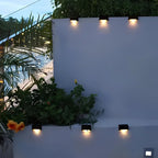 Solar Step Lights Dusk-to-Dawn LED Weather-Resistant