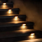 Solar Step Lights Dusk-to-Dawn LED Weather-Resistant