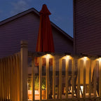 Solar Step Lights Dusk-to-Dawn LED Weather-Resistant