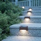 Solar Step Lights Dusk-to-Dawn Set of 8