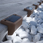 Solar Step Lights Dusk-to-Dawn Set of 8