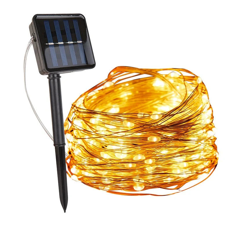 Solar String Lights LED Copper Wire Waterproof