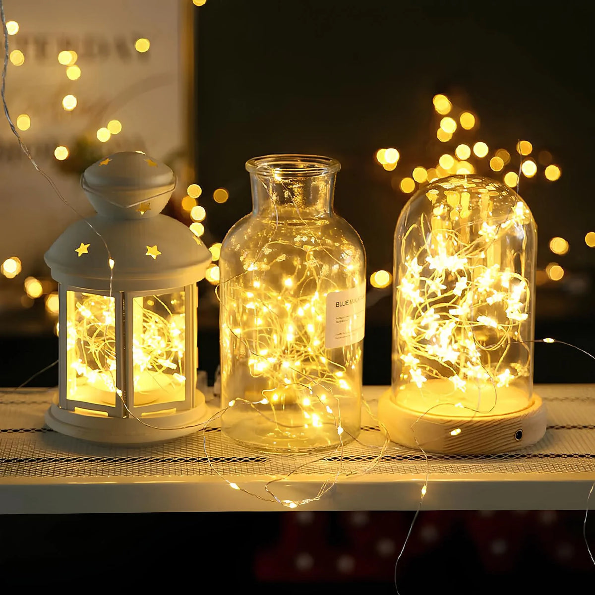 Solar String Lights LED Copper Wire Waterproof