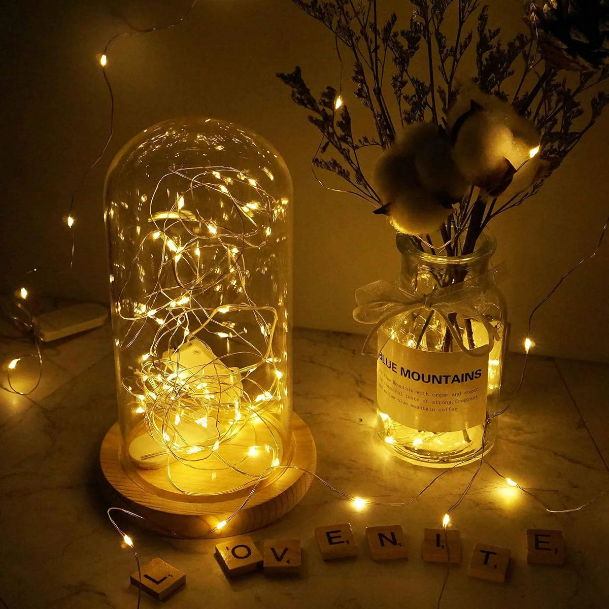 Solar String Lights LED Copper Wire Waterproof