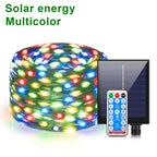 Solar String Lights Ultra-Bright Fast-Charge Solar Remote Control