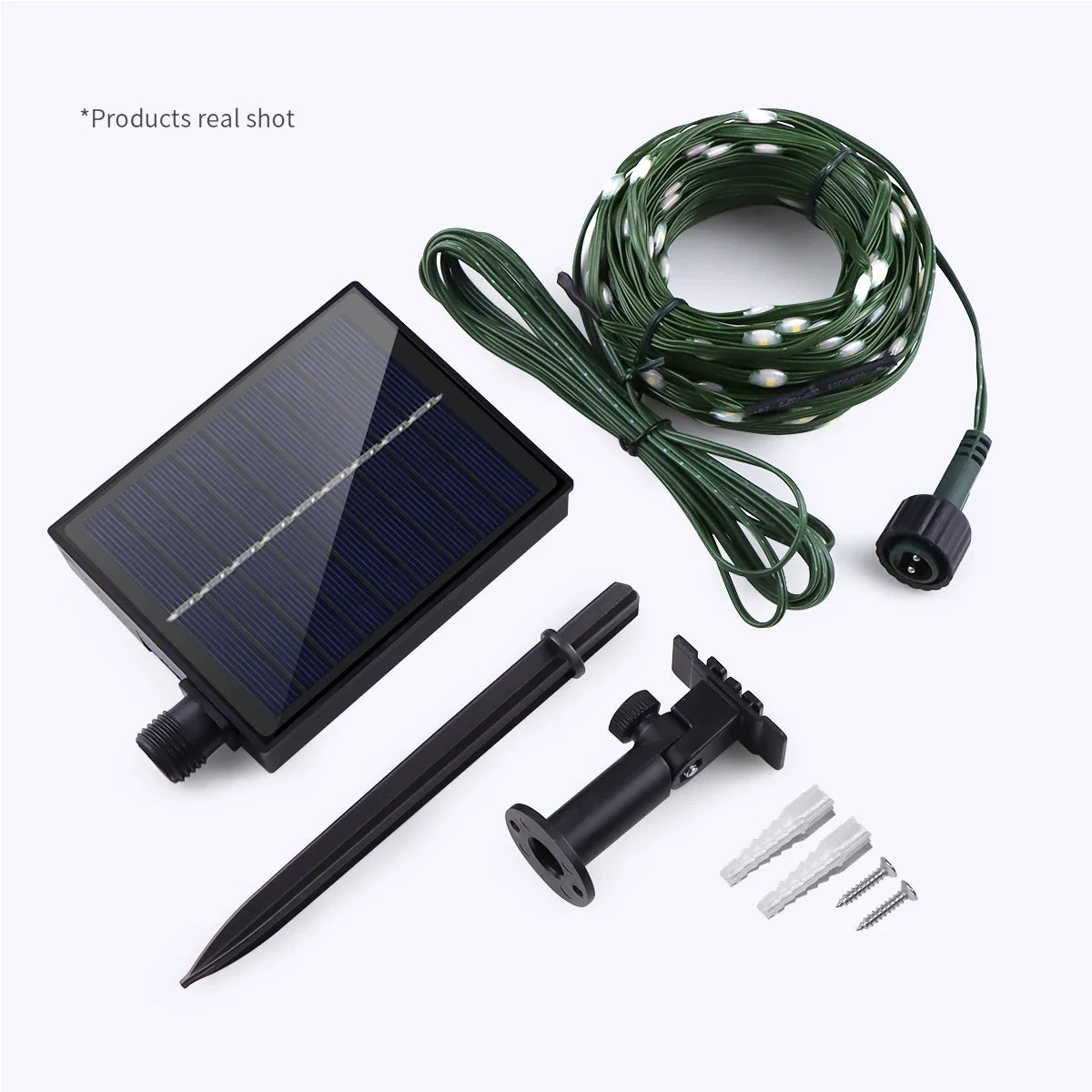 Solar String Lights Ultra-Bright Fast-Charge Solar Remote Control