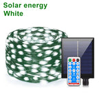 Solar String Lights Ultra-Bright Fast-Charge Solar Remote Control