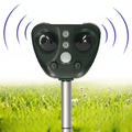Solar & USB Rechargeable Ultrasonic & LED Bird Repeller