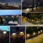 Solar Wall Light Automatic Dusk To Dawn Weather Resistant