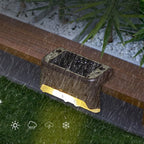Solar Wall Light Automatic Dusk To Dawn Weather Resistant