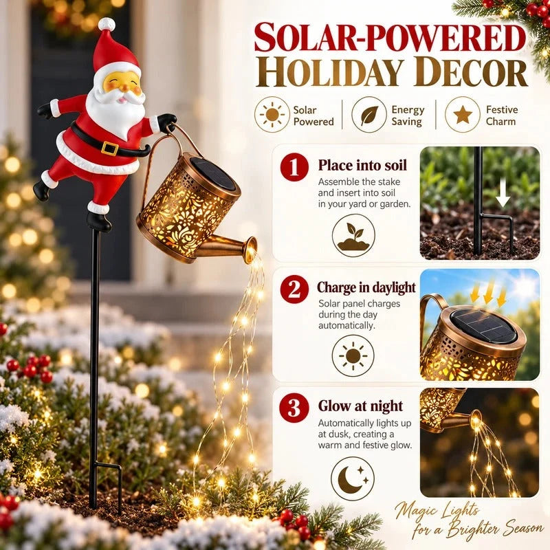 Solar Yard Light Cascading LED Weather-Resistant