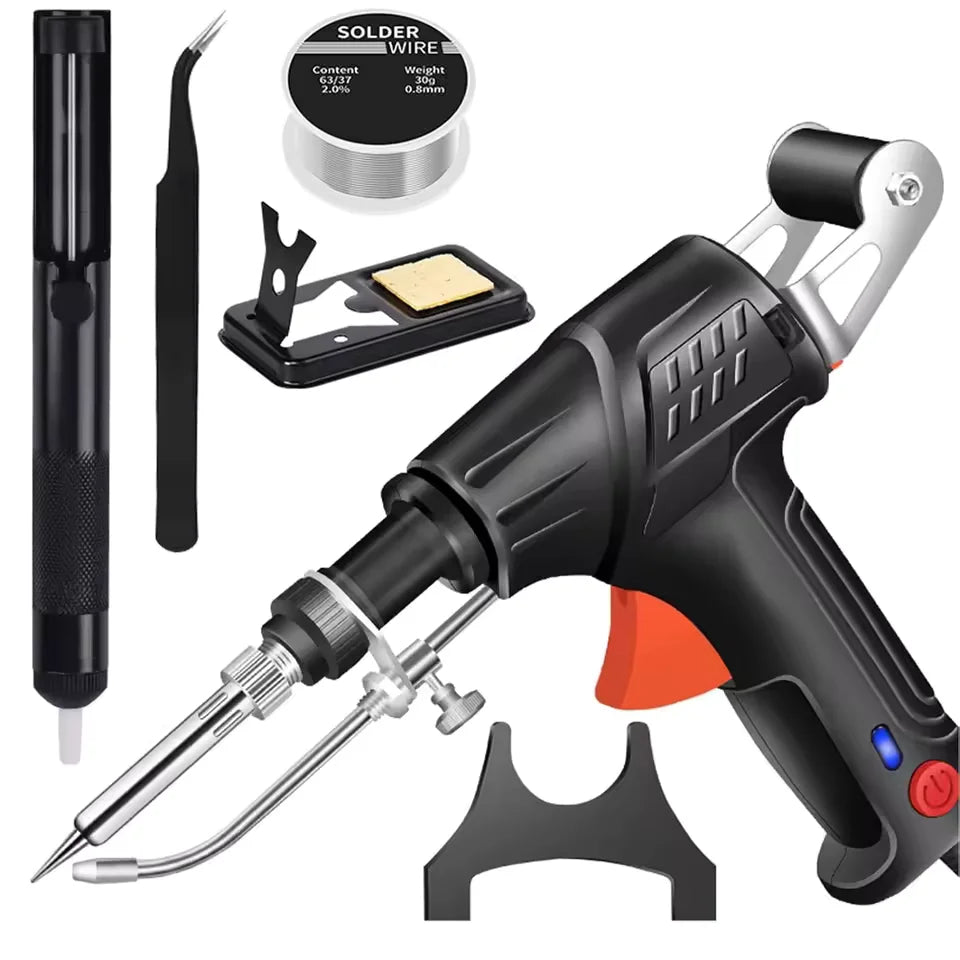Soldering Gun Set 60W Precision Tip Ergonomic Grip