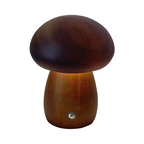 Solid Beechwood Touch-Dimmer Night Light (USB Rechargeable)