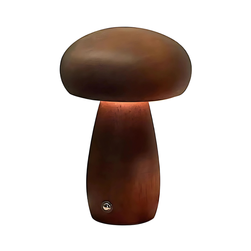 Solid Beechwood Touch-Dimmer Night Light (USB Rechargeable)