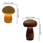 Solid Beechwood Touch-Dimmer Night Light (USB Rechargeable)
