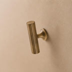 Solid Brass Antique Bronze Knurled Cabinet Hardware Set (Knobs & Pulls)