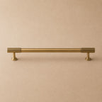 Solid Brass Antique Bronze Knurled Cabinet Hardware Set (Knobs & Pulls)