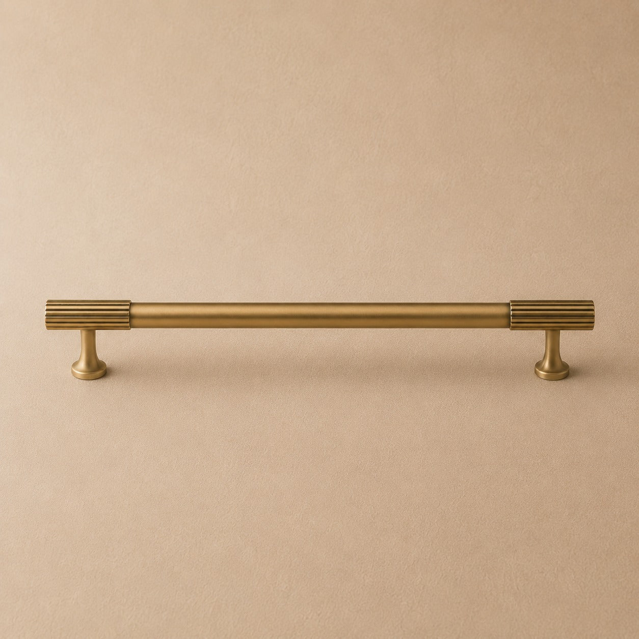 Solid Brass Antique Bronze Knurled Cabinet Hardware Set (Knobs & Pulls)