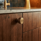 Solid Brass Antique Bronze Knurled Cabinet Hardware Set (Knobs & Pulls)