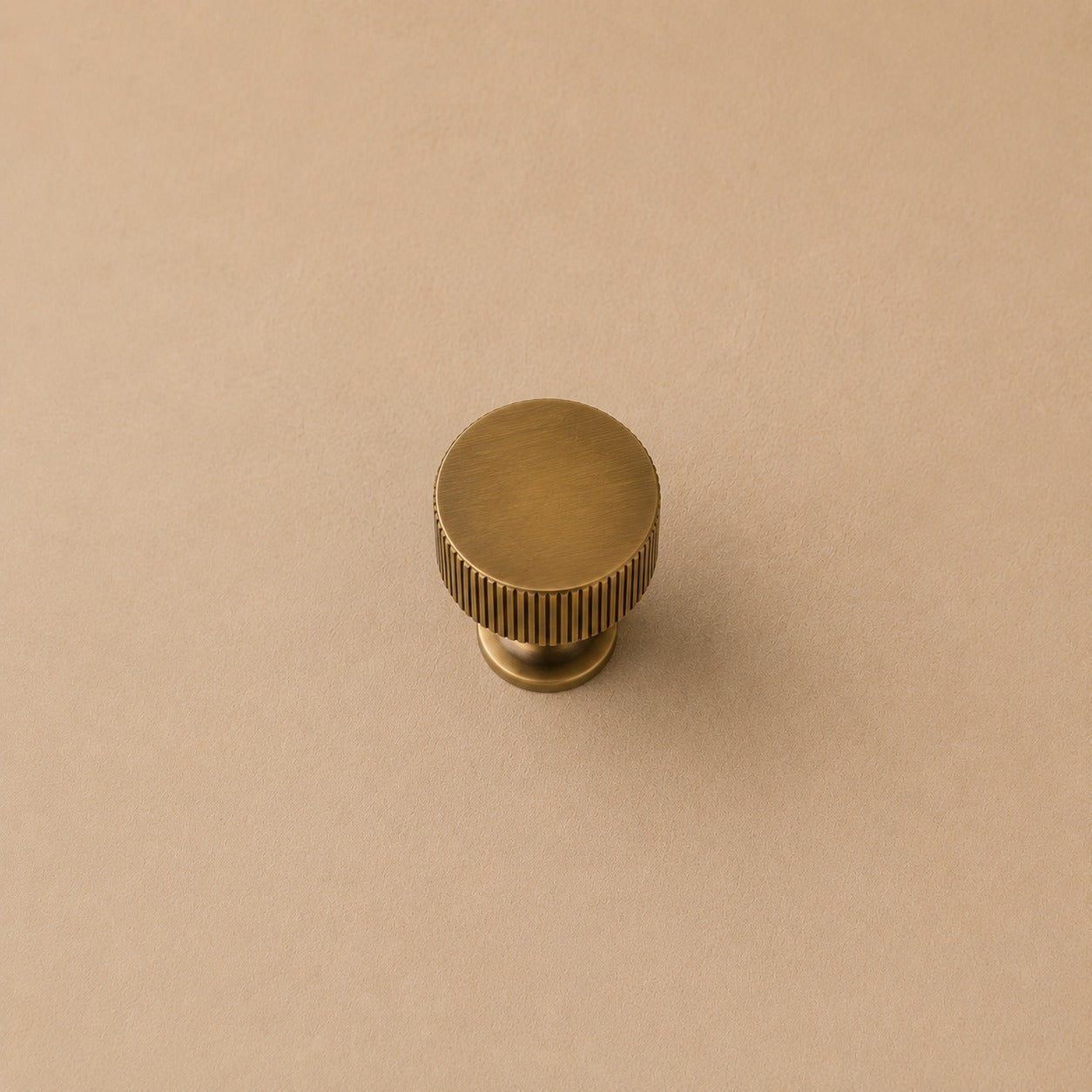 Solid Brass Antique Bronze Knurled Cabinet Hardware Set (Knobs & Pulls)
