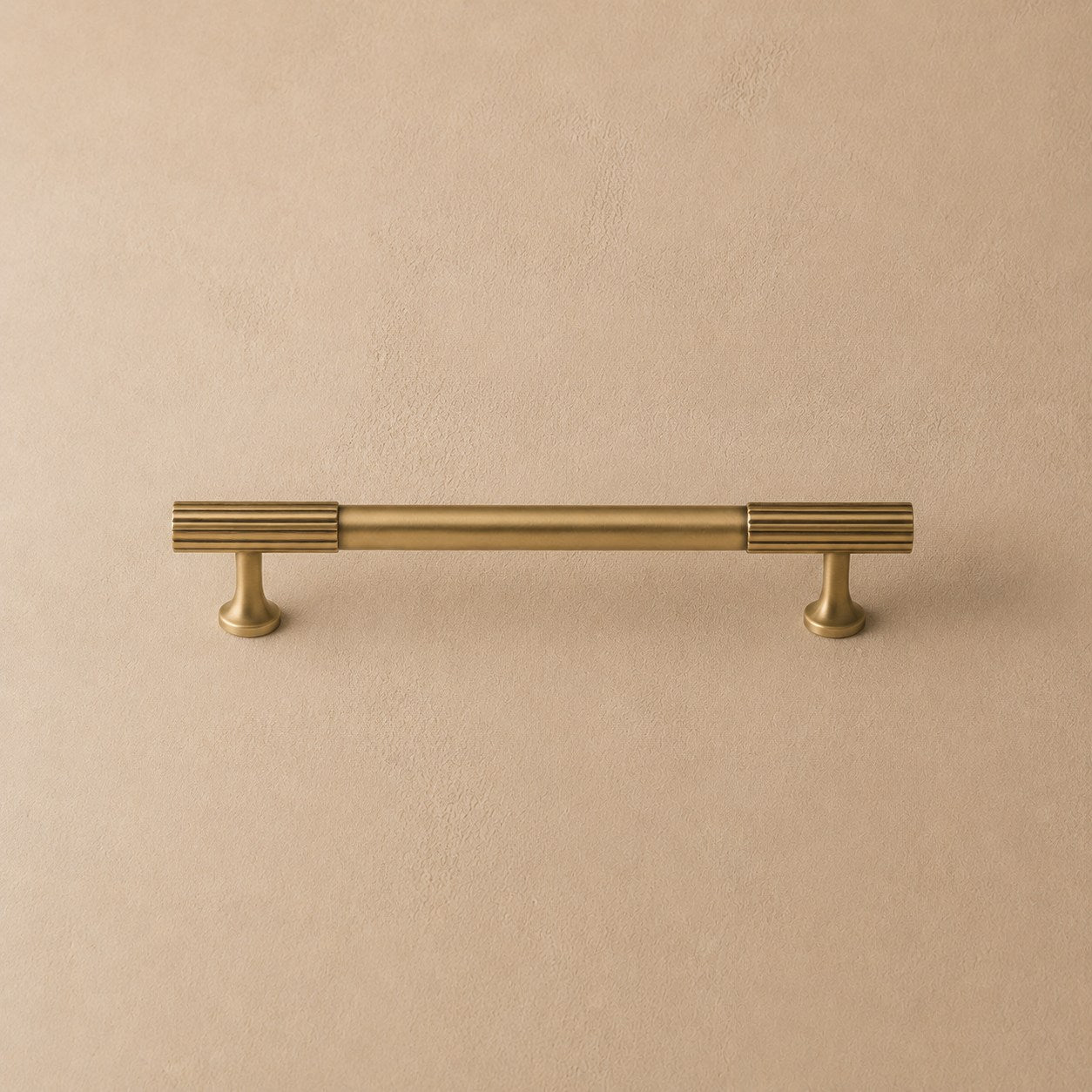 Solid Brass Antique Bronze Knurled Cabinet Hardware Set (Knobs & Pulls)