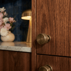 Solid Brass Antique Bronze Knurled Cabinet Hardware Set (Knobs & Pulls)