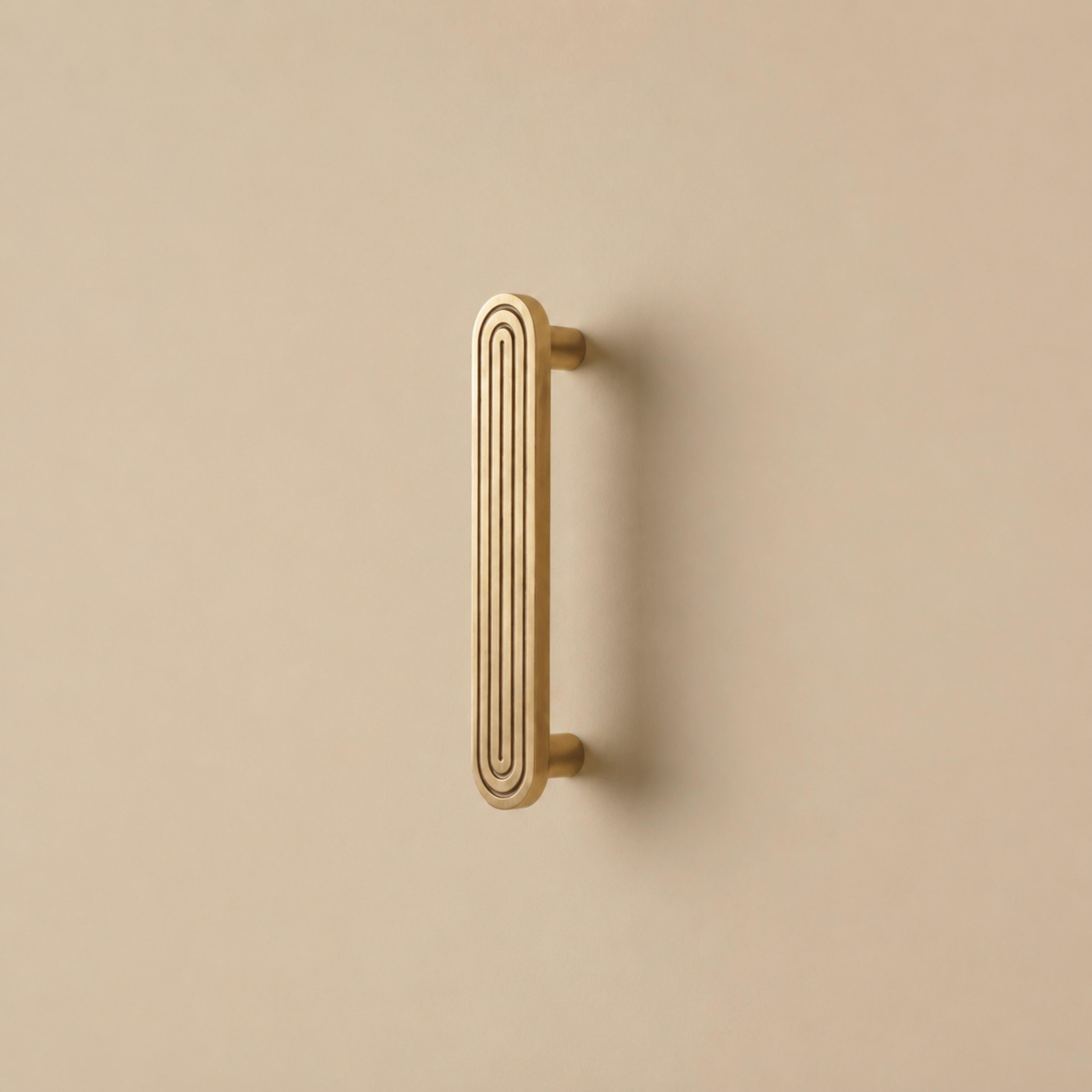 Solid Brass Art Deco Cabinet Knobs & Pulls (Multiple Sizes)