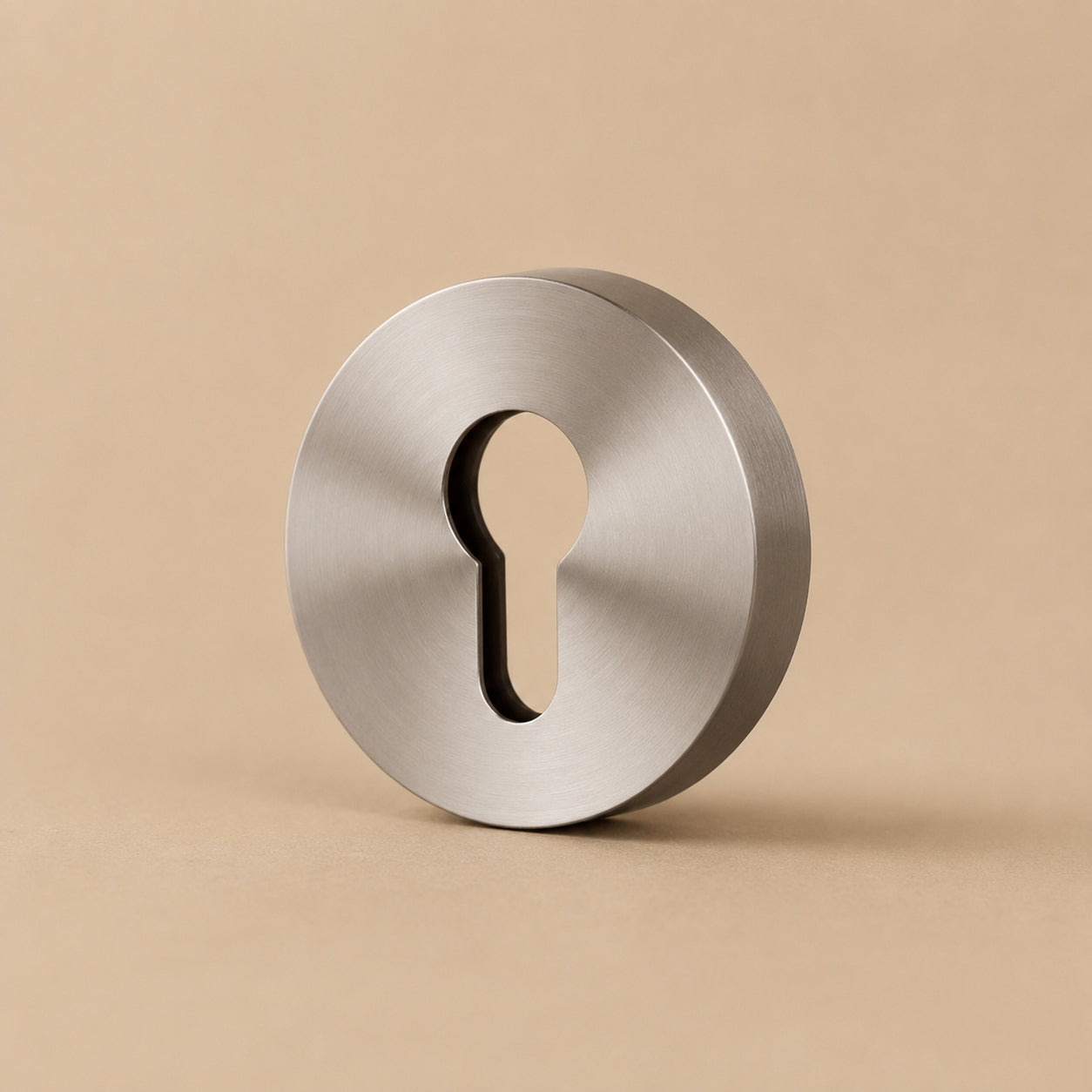 Solid Brass Knurled Grip Interior Door Handle Set (Privacy Lock)