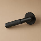 Solid Brass Knurled Lever Interior Door Handle (Square Or Round Rosette)