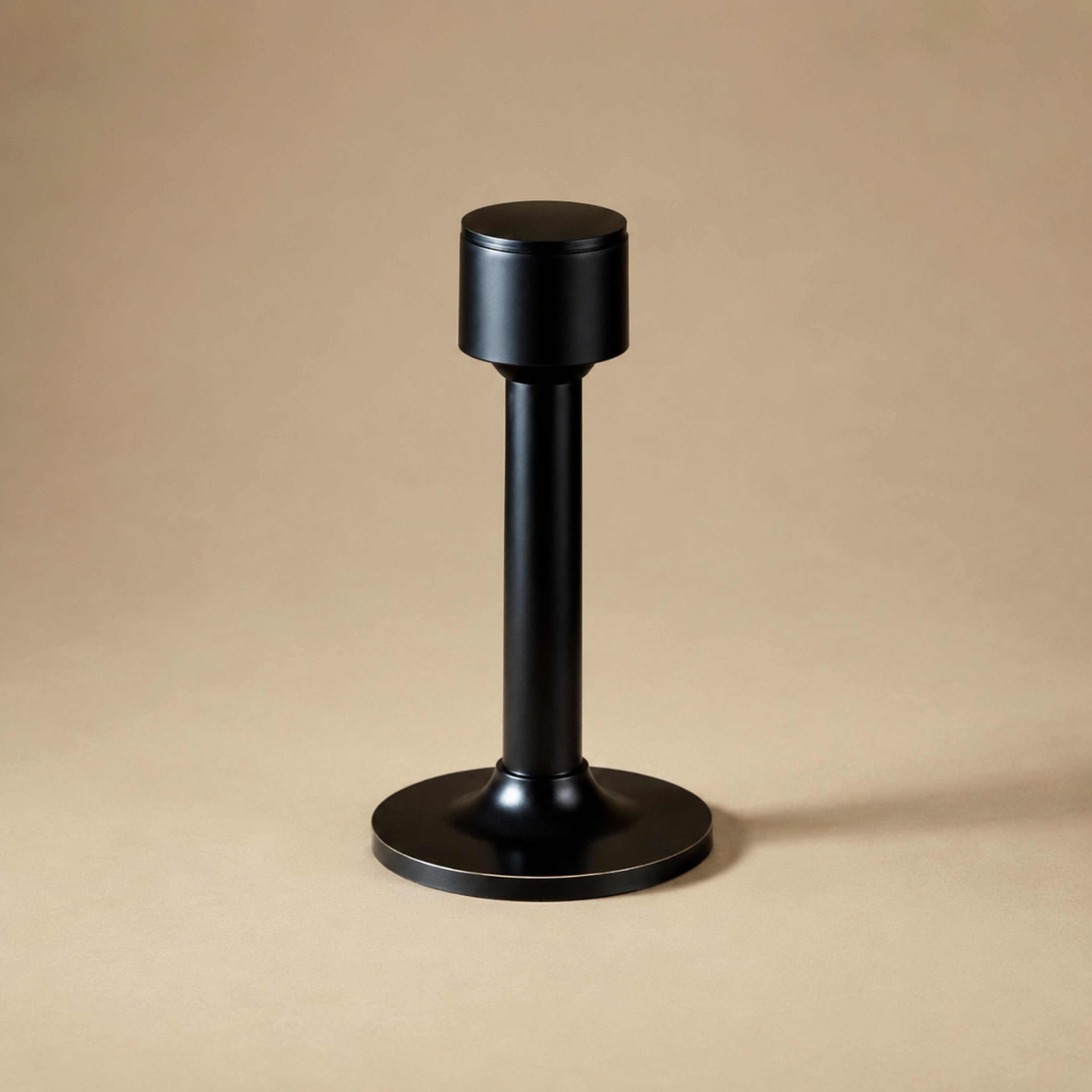 Solid Brass Rubber-Tip Door Stop (Dual Mount)