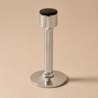 Solid Brass Rubber-Tip Door Stop (Dual Mount)
