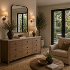Solid Brass Textured Edge Cabinet Hardware Set (Knobs & Pulls)