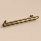 Solid Brass Textured Edge Cabinet Hardware Set (Knobs & Pulls)