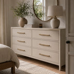 Solid Brass Textured Edge Cabinet Hardware Set (Knobs & Pulls)
