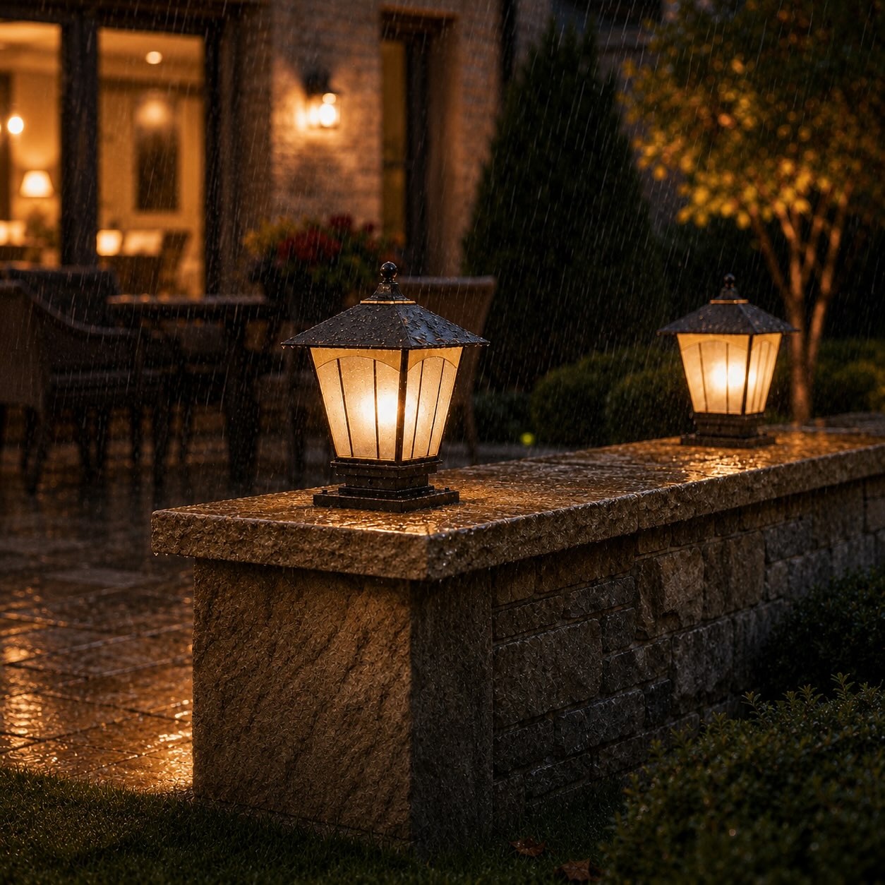 Solid Copper IP55 Outdoor Wall Light (E27 Compatible)