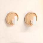 Solid Walnut Self-Adhesive Wall Hook