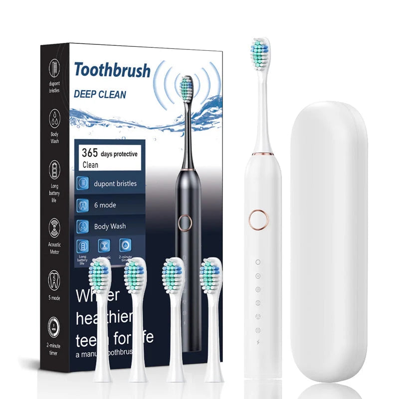 Sonic Electric Toothbrush 5 Modes & Built-In Timer