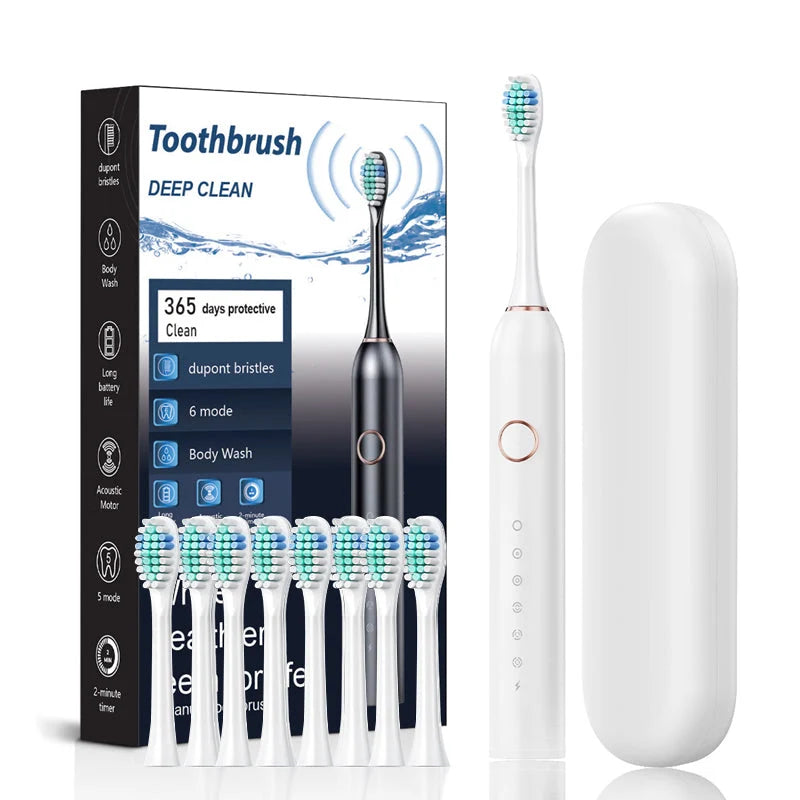 Sonic Electric Toothbrush 5 Modes & Built-In Timer