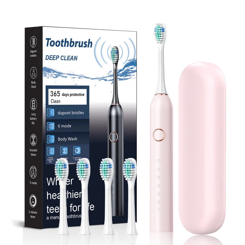 Sonic Electric Toothbrush 5 Modes & Built-In Timer